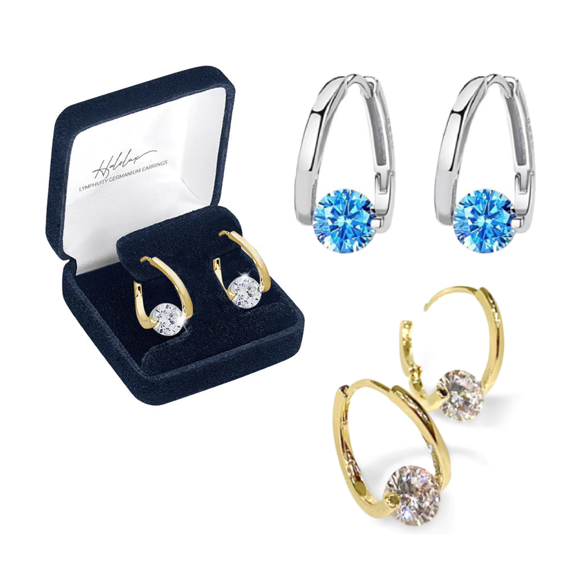 LAST DAY SALE - 80% OFF 💥 CZTICLE Lymphvity MagneTherapy Germanium Earrings