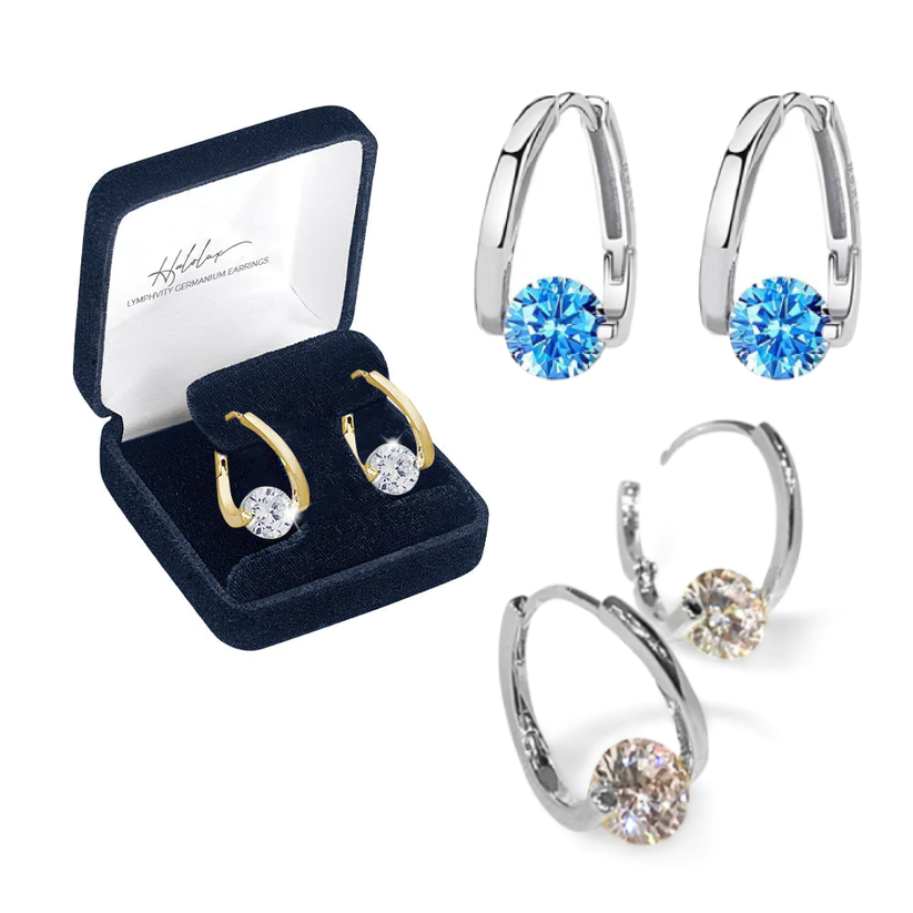 LAST DAY SALE - 80% OFF 💥 CZTICLE Lymphvity MagneTherapy Germanium Earrings
