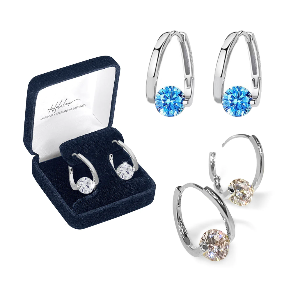 LAST DAY SALE - 80% OFF 💥 CZTICLE Lymphvity MagneTherapy Germanium Earrings